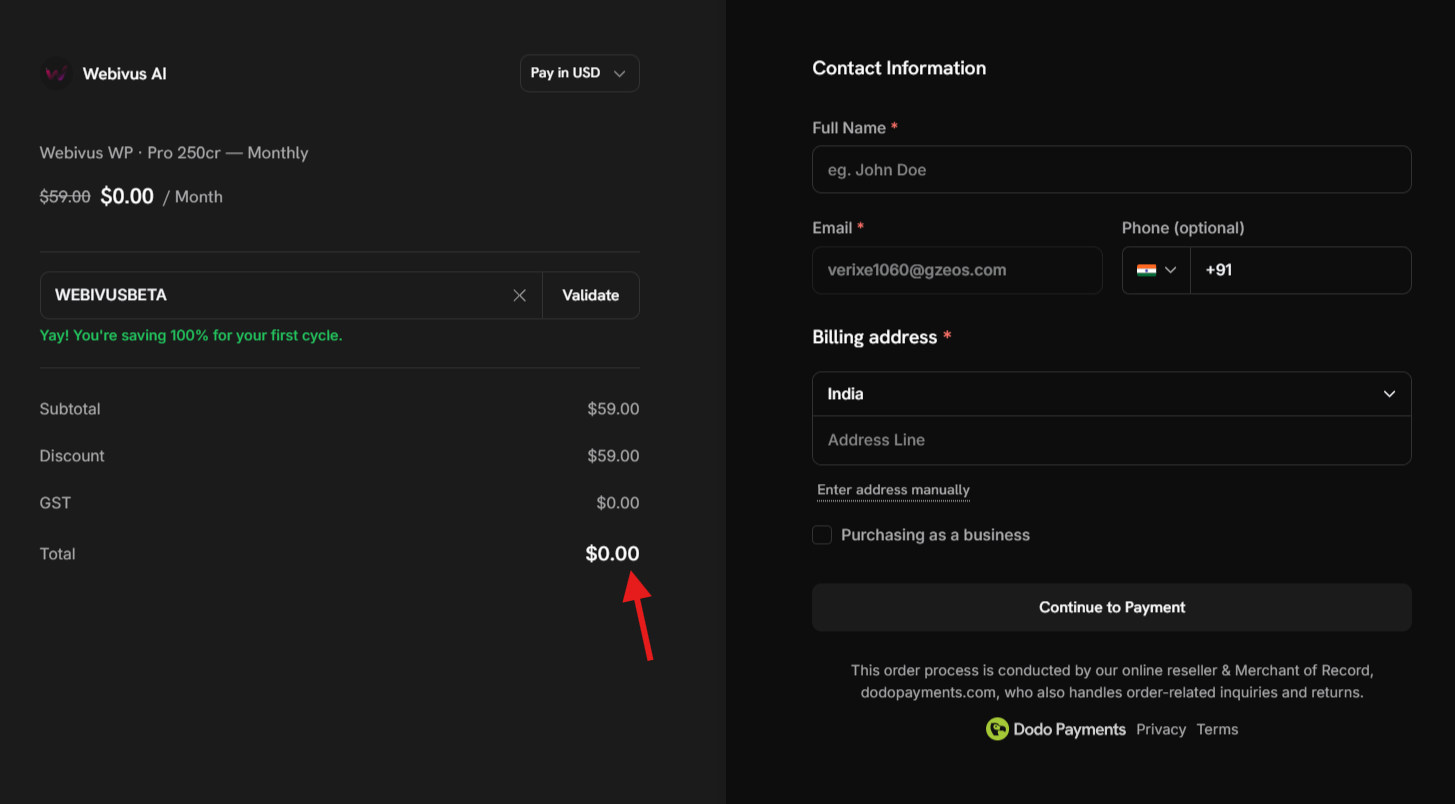 How to redeem Webivus Pro free for 30 days — beta members guide